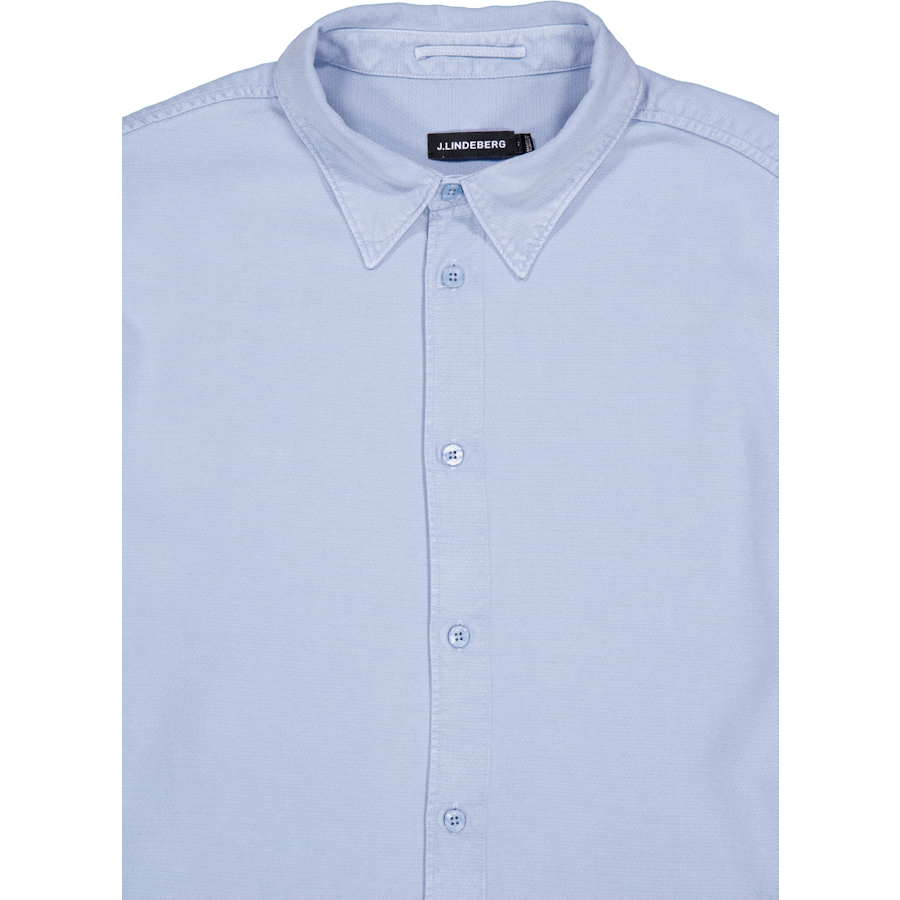 Reg Ls Struct Gmd Tencel Shirt Rain Washed