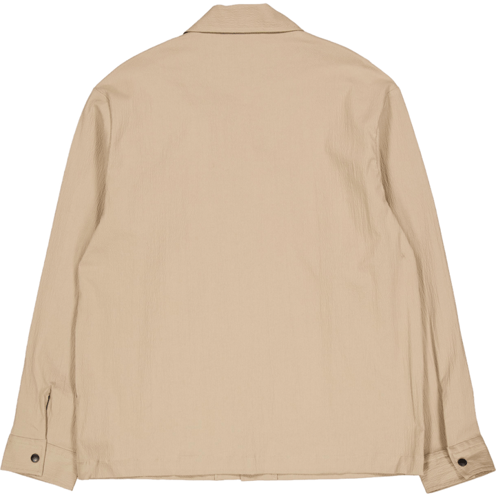 Celian Seersucker Overshirt Batique Khaki