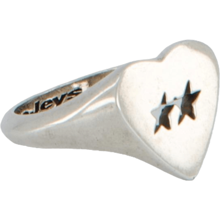Icon Heart Ring Silver