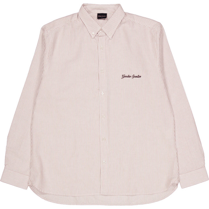 Heritage Oxford Shirt Burgundy/ecru