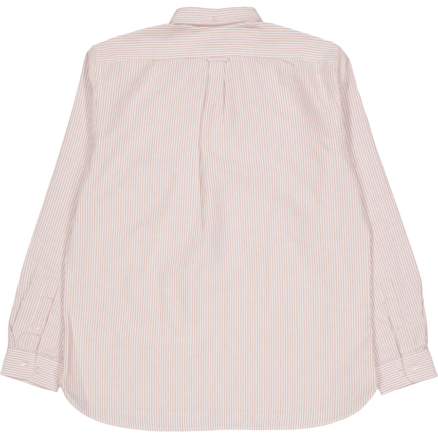 Heritage Oxford Shirt Burgundy/ecru