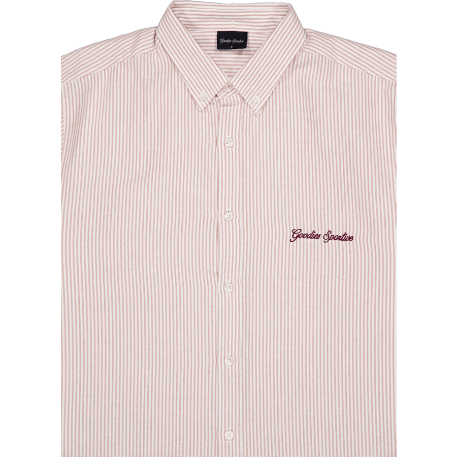 Heritage Oxford Shirt Burgundy/ecru