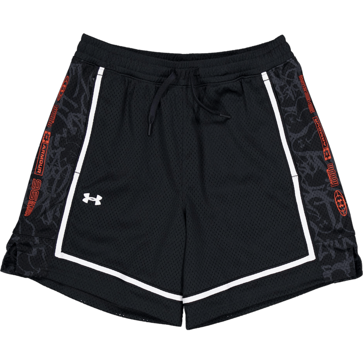 Zone Pro 7" Mesh Short Prntd Black