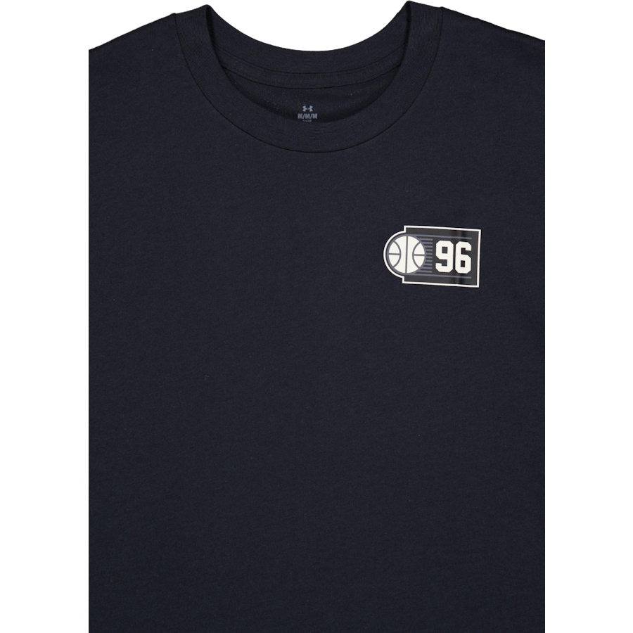 Ua M Hwt Hoops Courtside Ss Schwarz