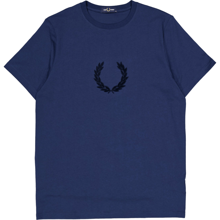 Textr Laurel Wreath Tee Tennis Blue