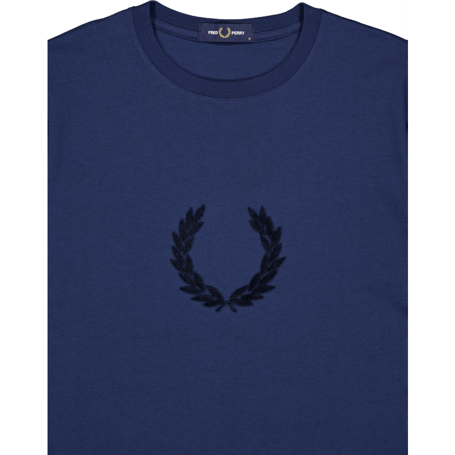 Textr Laurel Wreath Tee Tennis Blue
