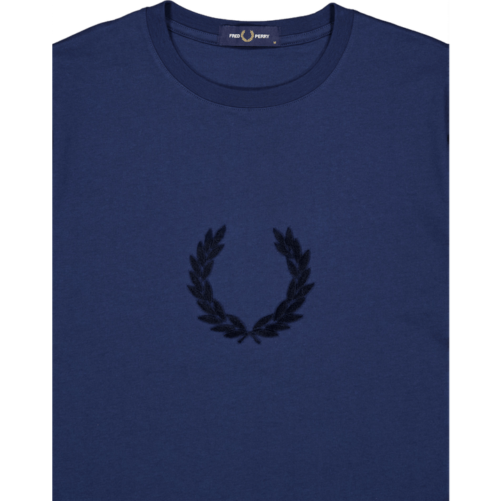 Textr Laurel Wreath Tee Tennis Blue