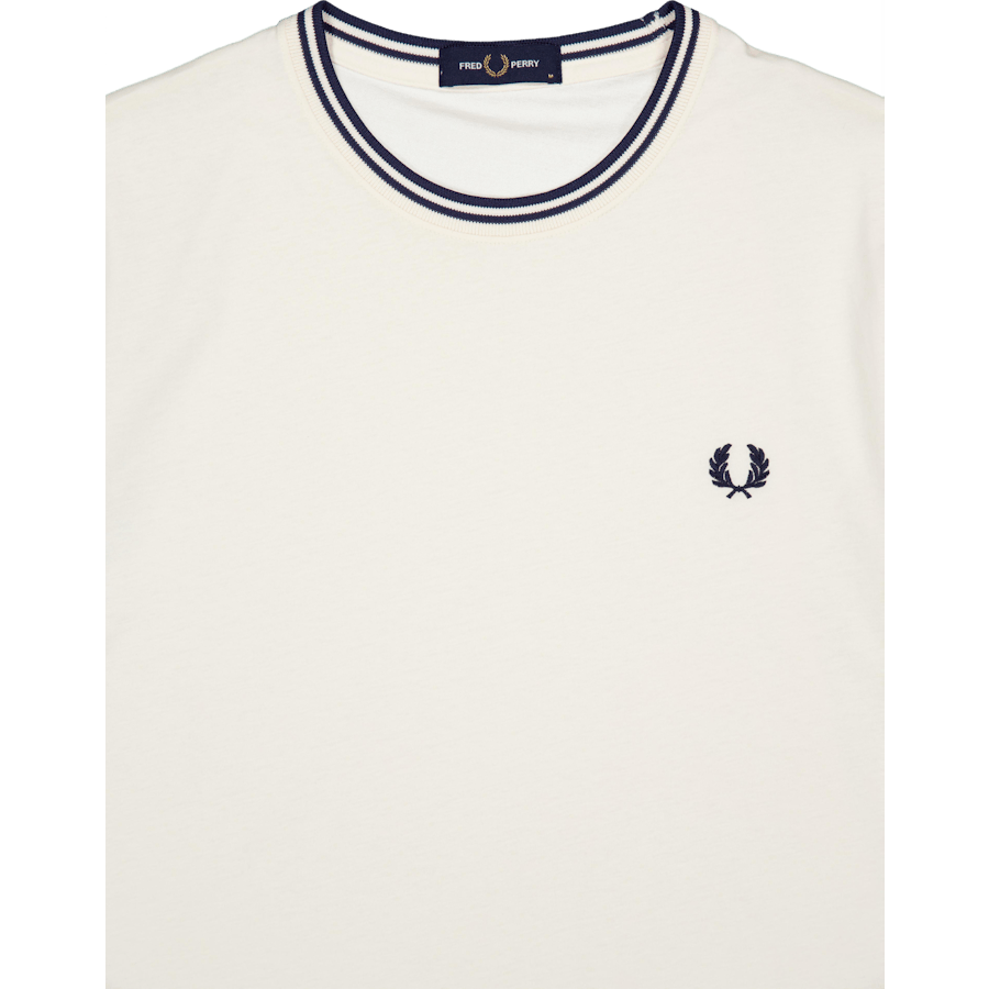 Majica z dvojnimi konicami Ecru/tennis Blue