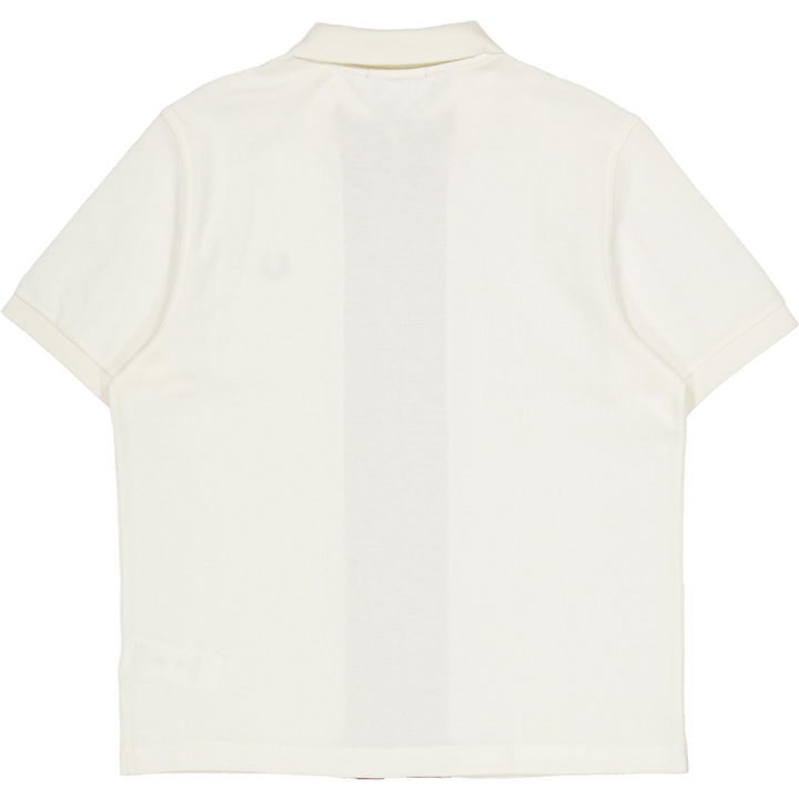 Zip Polo Shirt Light Ecru