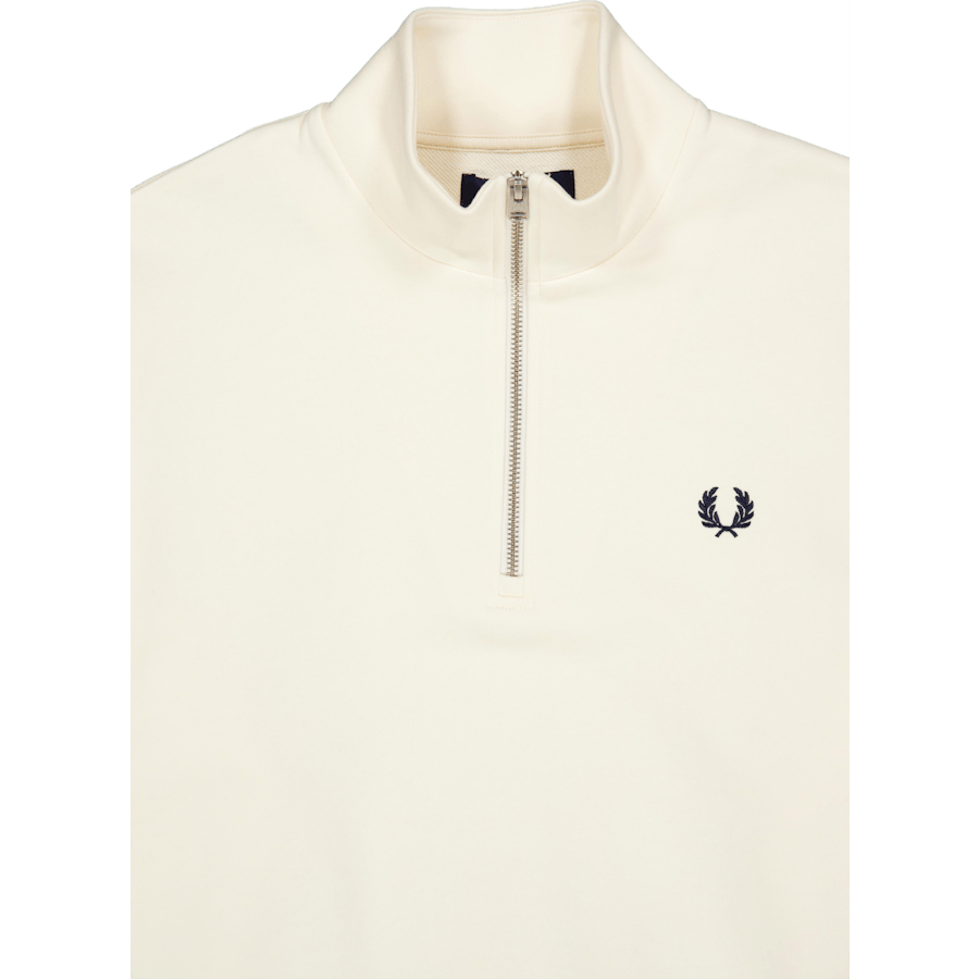 Mikina so zipsom Ecru/tennis Blue