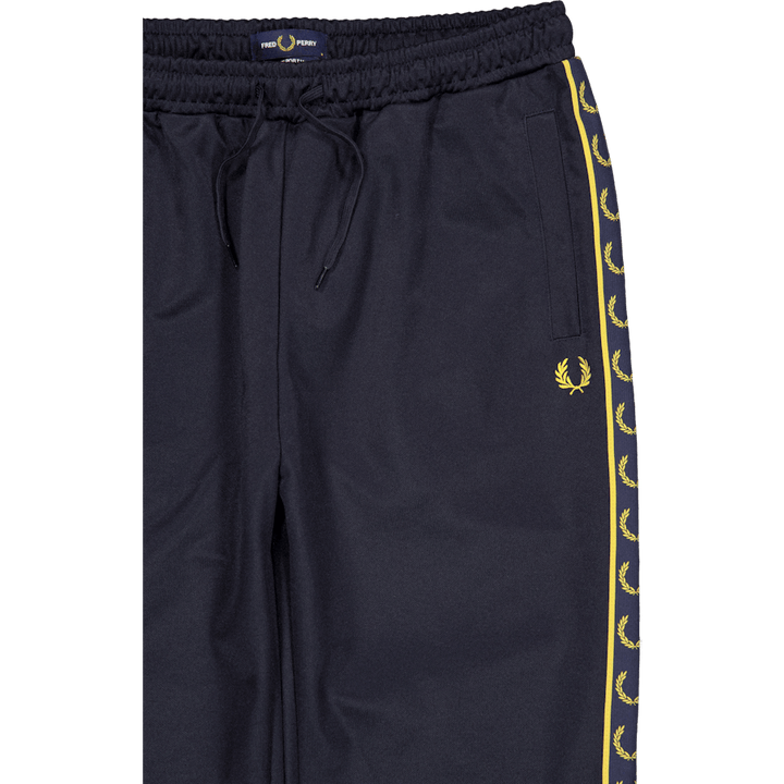 Kontrastband Trk Pant Marine/Wabenmuster