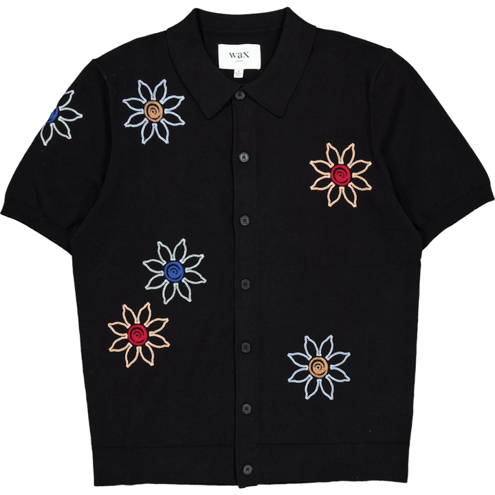 Tellaro Ss Shirt Black / Multi