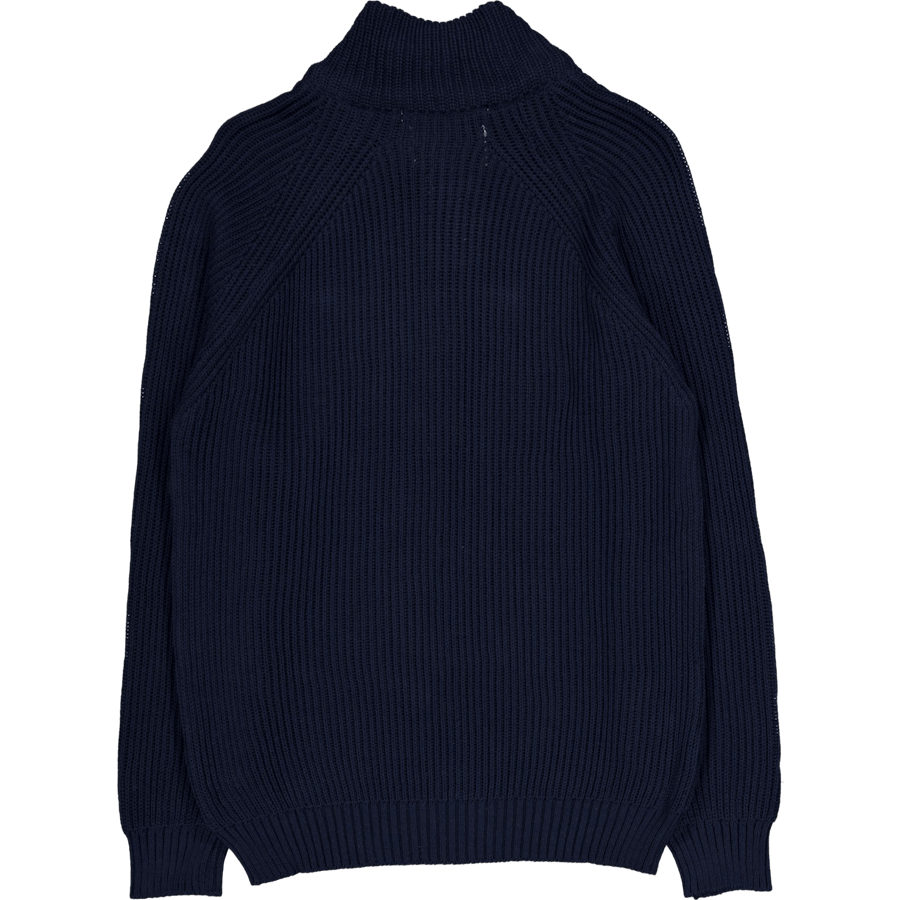 Felix Quarter Zip Jumper Navy