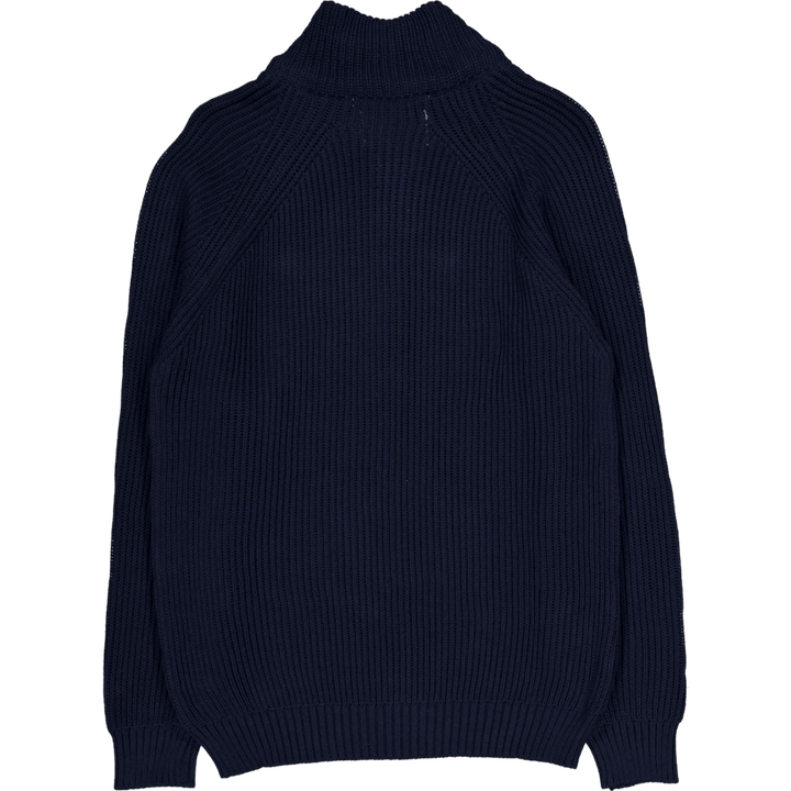 Felix Quarter Zip Jumper Navy