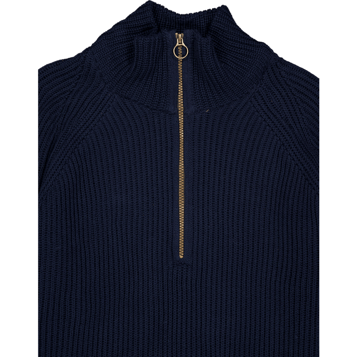 Felix Quarter Zip Jumper Navy