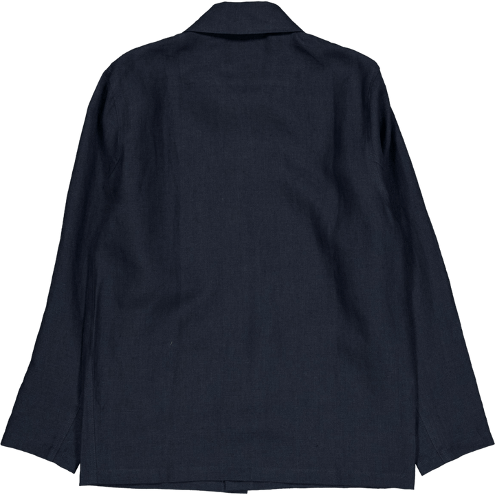 Grange Linen Shacket Navy