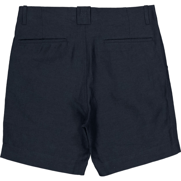 Grange Linen Shorts Navy