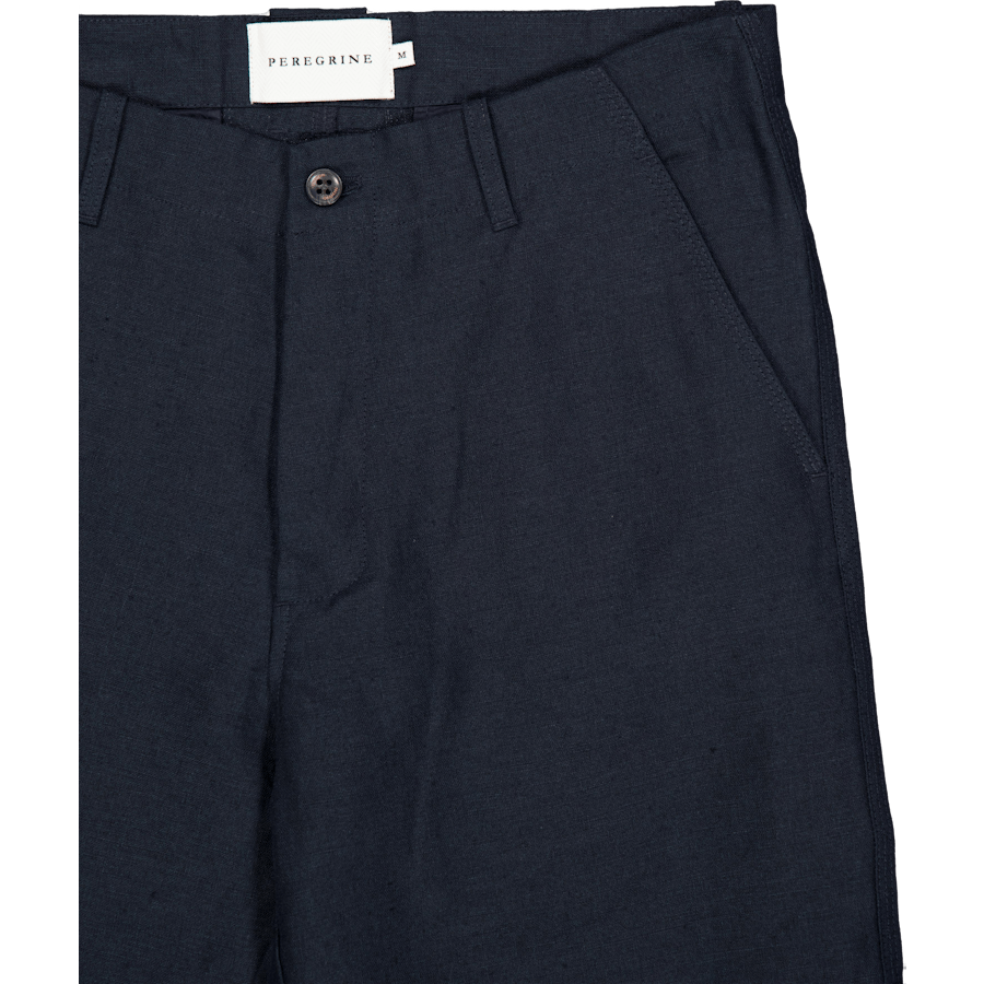 Grange Linen Shorts Navy