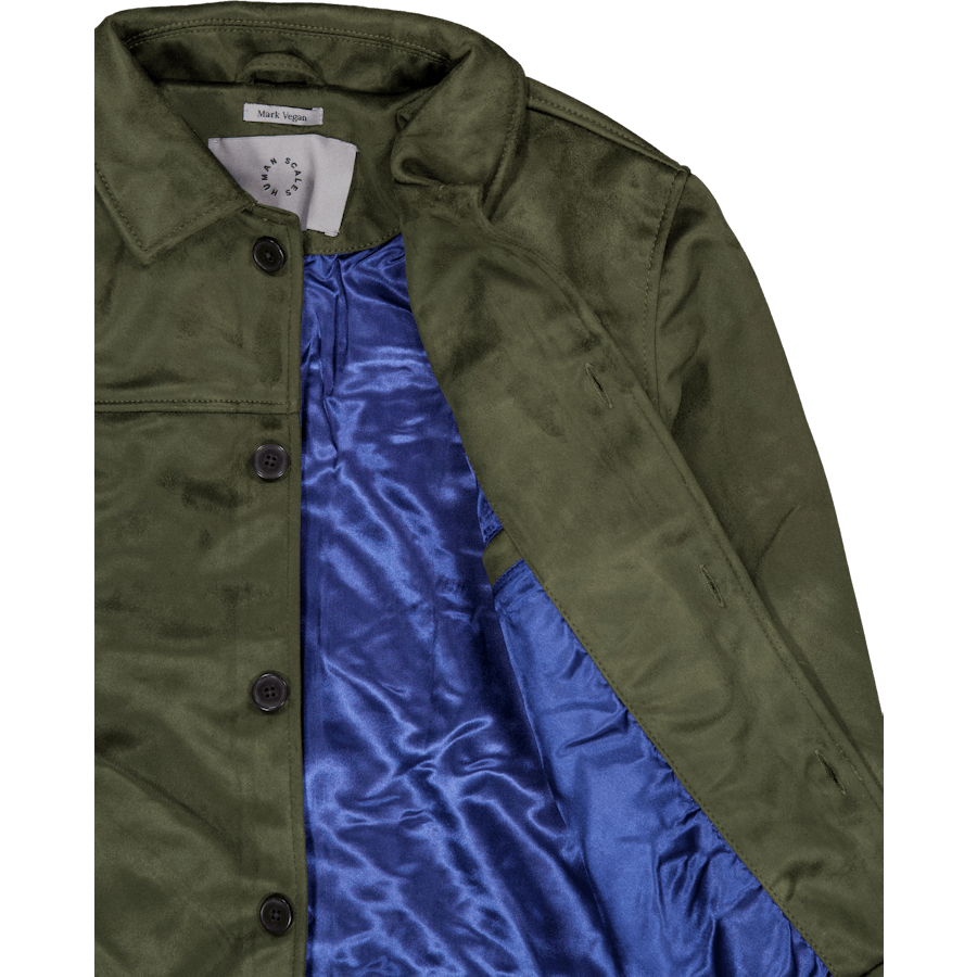 Mark Vegan Suede Moss Green