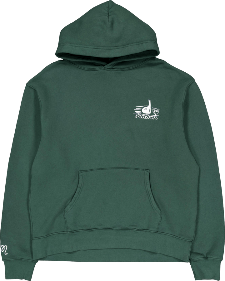 Felpa con cappuccio Follow Thru Malbon Verde