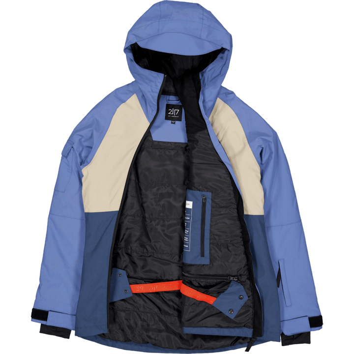 Women’S Light Padded Ski Jacket Nelkerim Dusty Blue