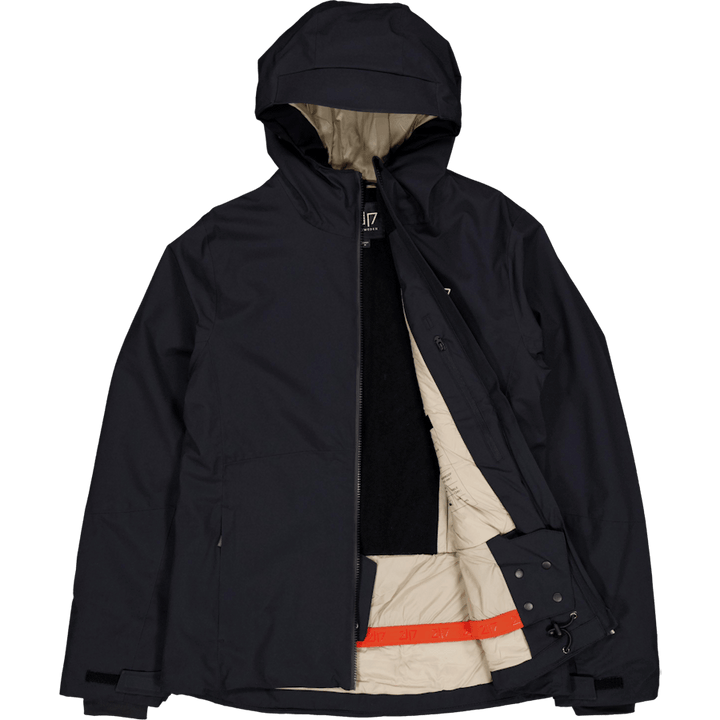 Women’S Light Padded Ski Jacket Kabo Black