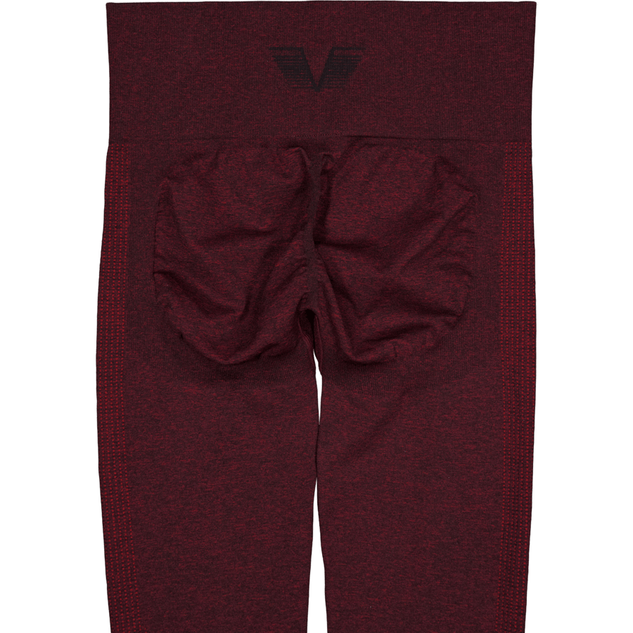Seamless Booster Melange Tight Ruby