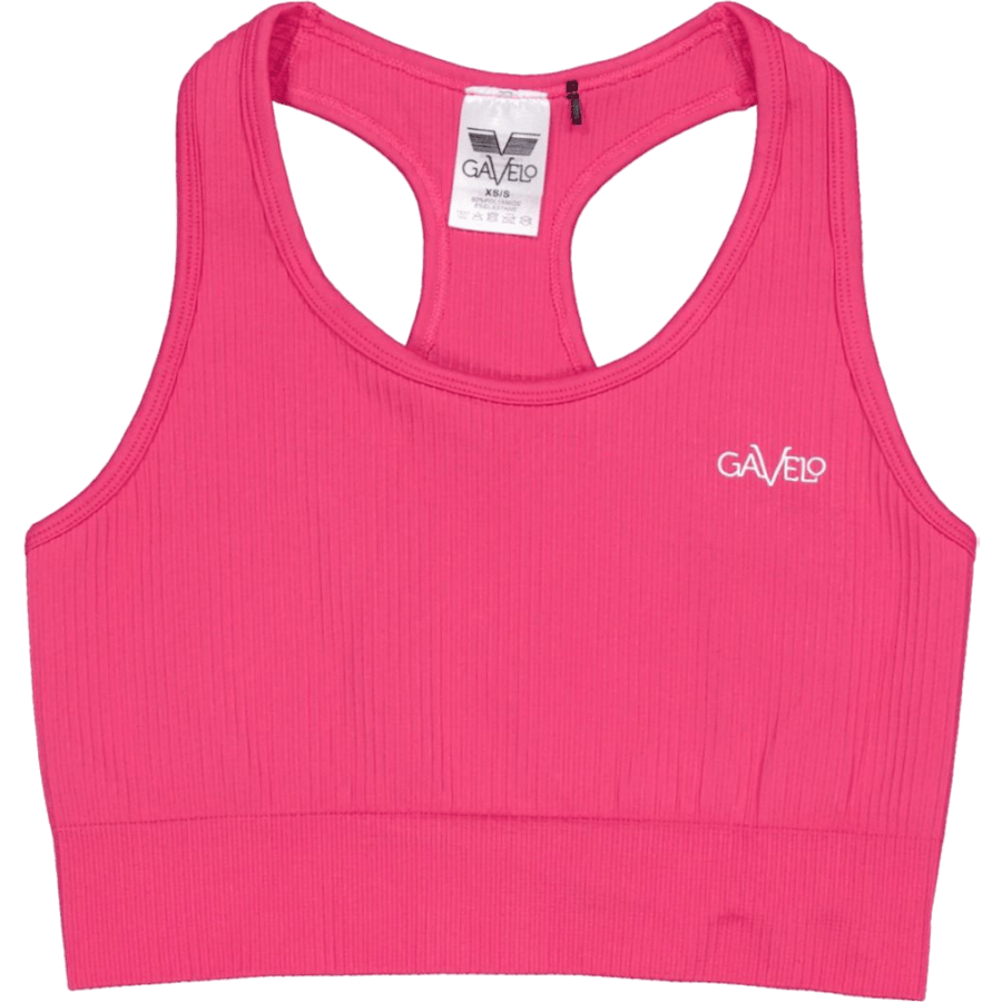 Ribbed Seamless Sport Bra Pink