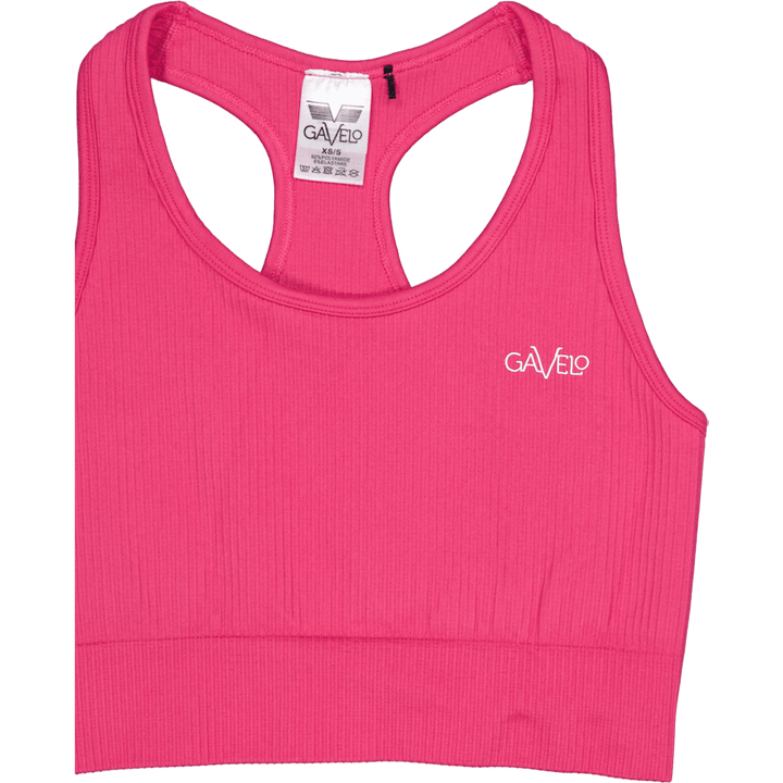 Ribbed Seamless Sport Bra Pink