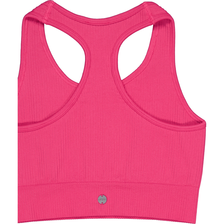 Ribbed Seamless Sport Bra Pink