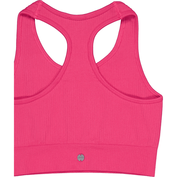 Ribbed Seamless Sport Bra Pink
