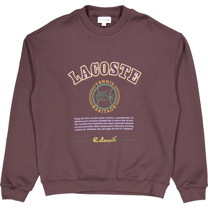 Heritage Embroidery Fleece Swe Brown Skb