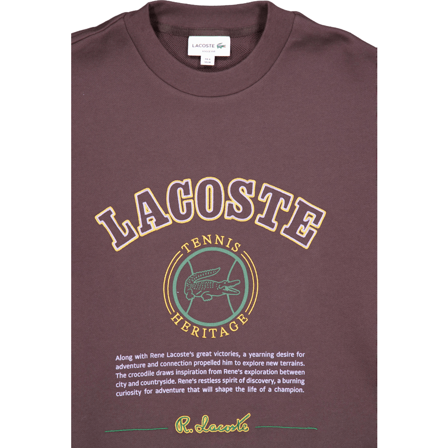 Heritage Embroidery Fleece Swe Brown Skb