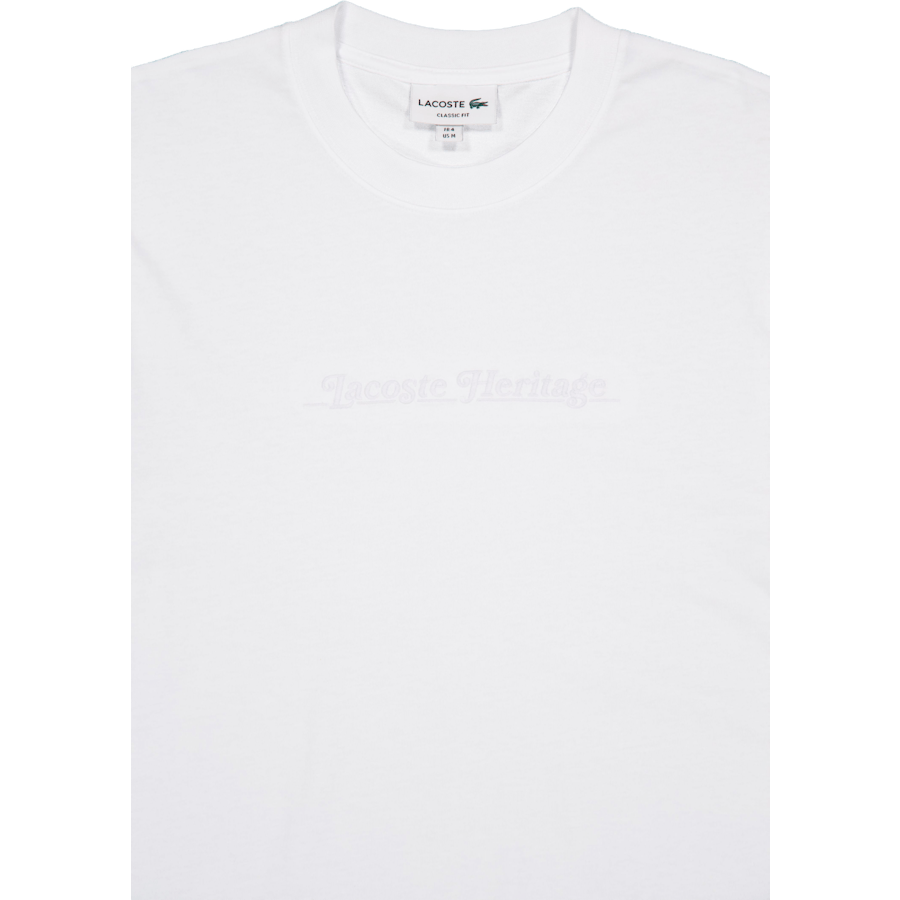 Embroidered Cotton T-shirt White 001