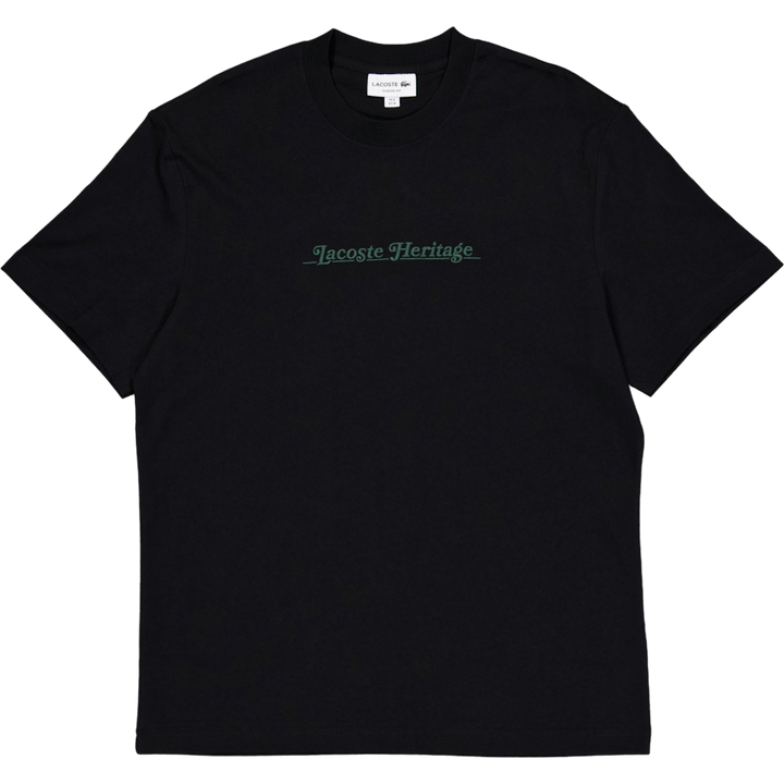 Embroidered Cotton T-shirt Noir 031