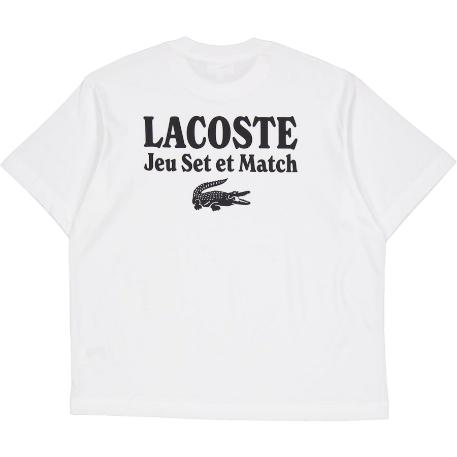 Loose Fit Heavy Jersey Printed White 001