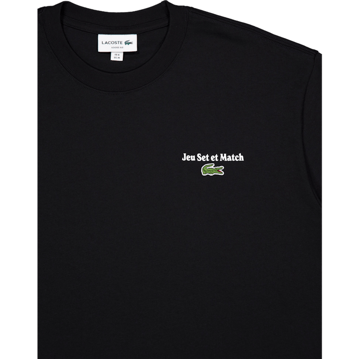 Loose Fit Heavy Jersey Printed Noir 031