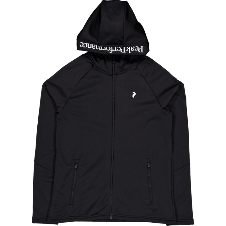 W Rider Essentials Zip Hood Black/black