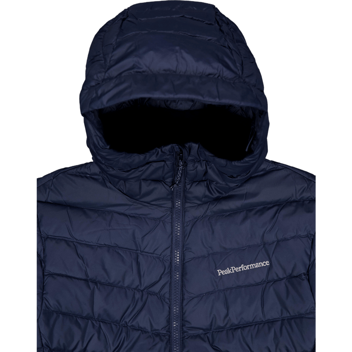 W Frost Down Hood Jacket Blue Shadow