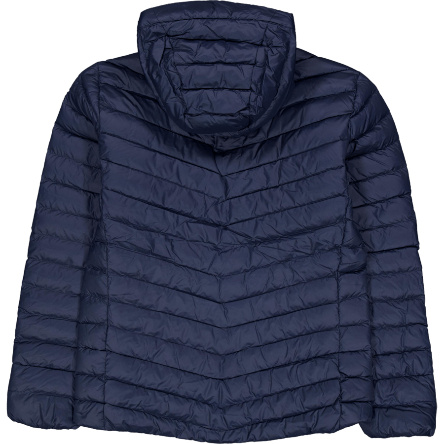 M Frost Down Hood Jacket Blue Shadow