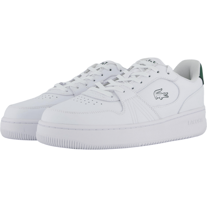 L001 Set Leather Wht/dk Grn