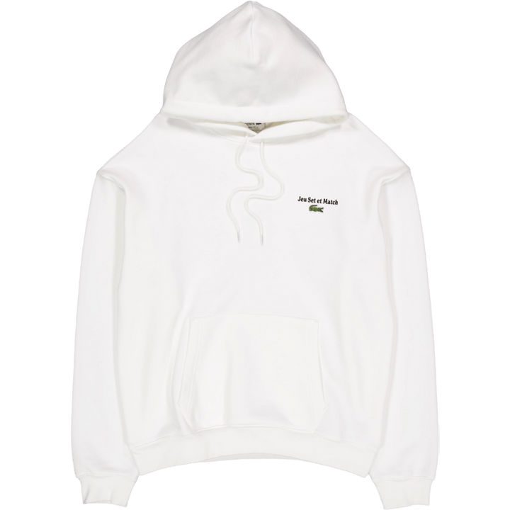 Multi Print Fleece Hoodie Flour