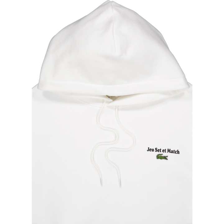 Multi Print Fleece Hoodie Flour