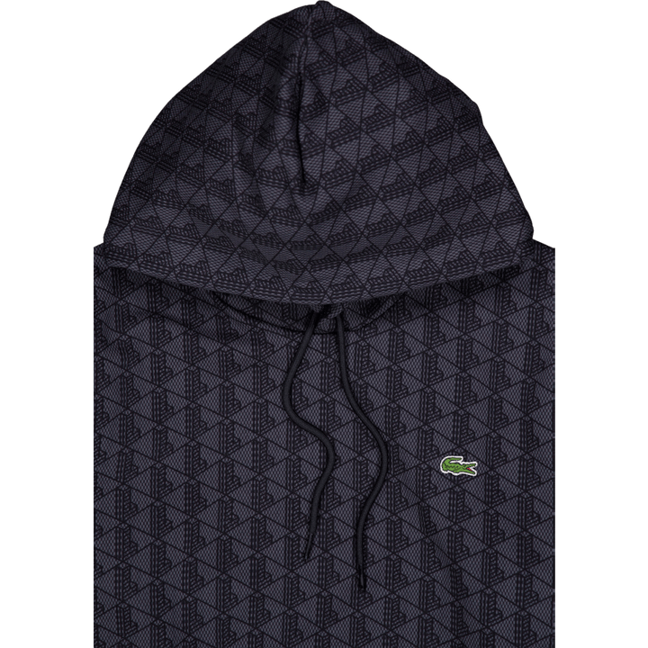 Monogram Fleece Hoodie Graphite Sombre/black