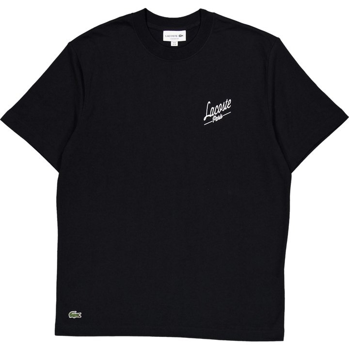 Multi Print Jersey T-shirt Black