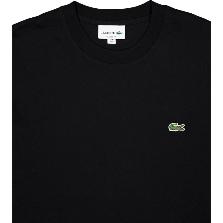 Long Sleeved Cotton T-shirt Black