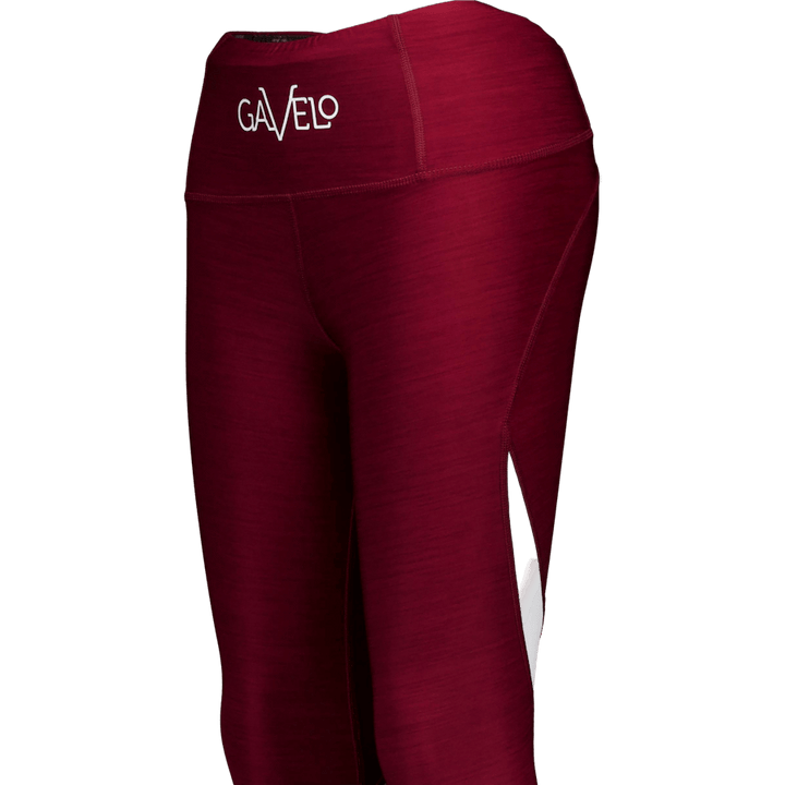 Swirl Comfort Tights Burgundy