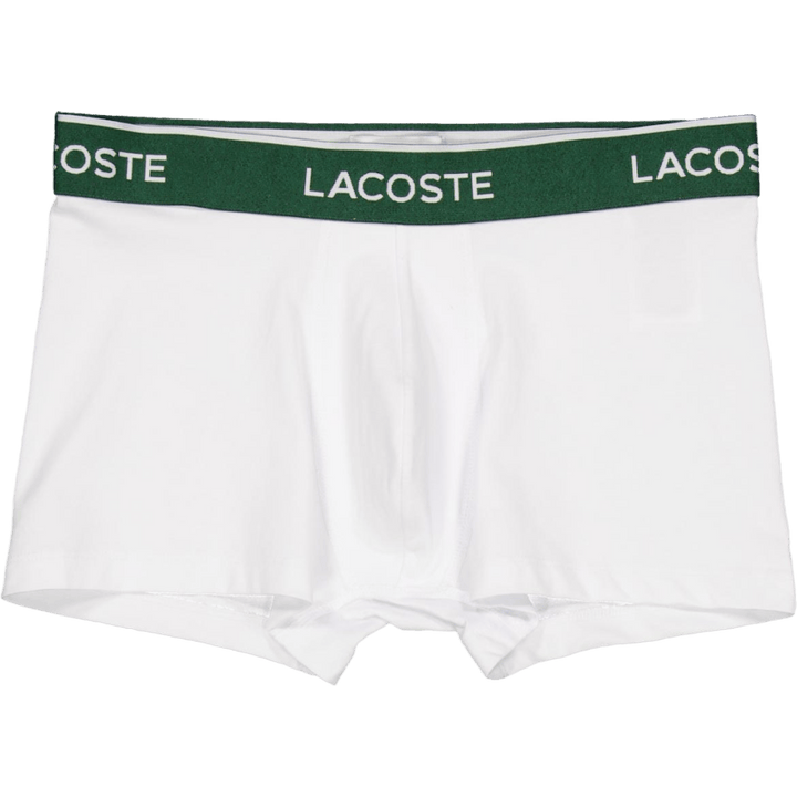 3-pack Stretch Cotton Trunks Black/white-silver Chine