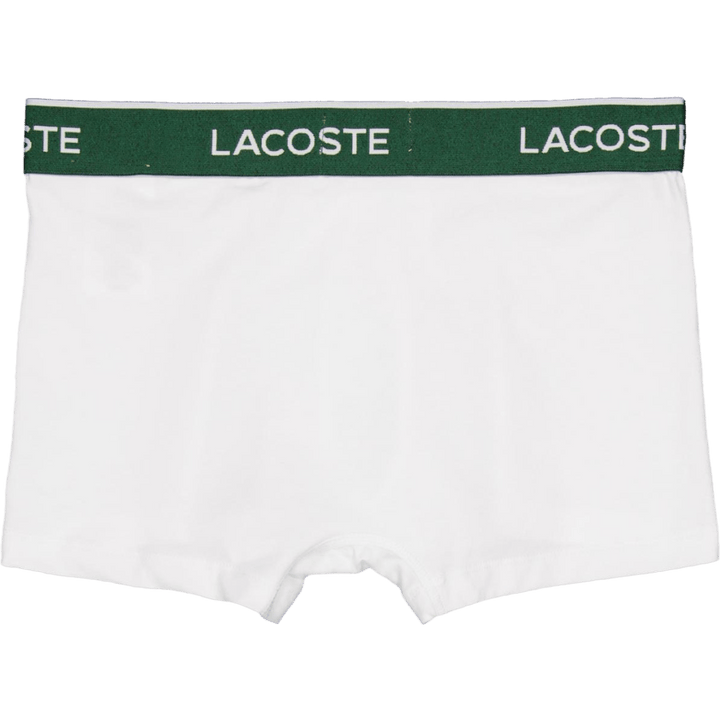 3-pack Stretch Cotton Trunks Black/white-silver Chine