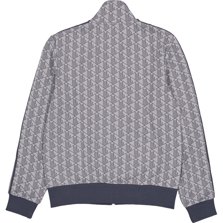 Paris Zip-up Jacquard Track Ja Calluna/graphite